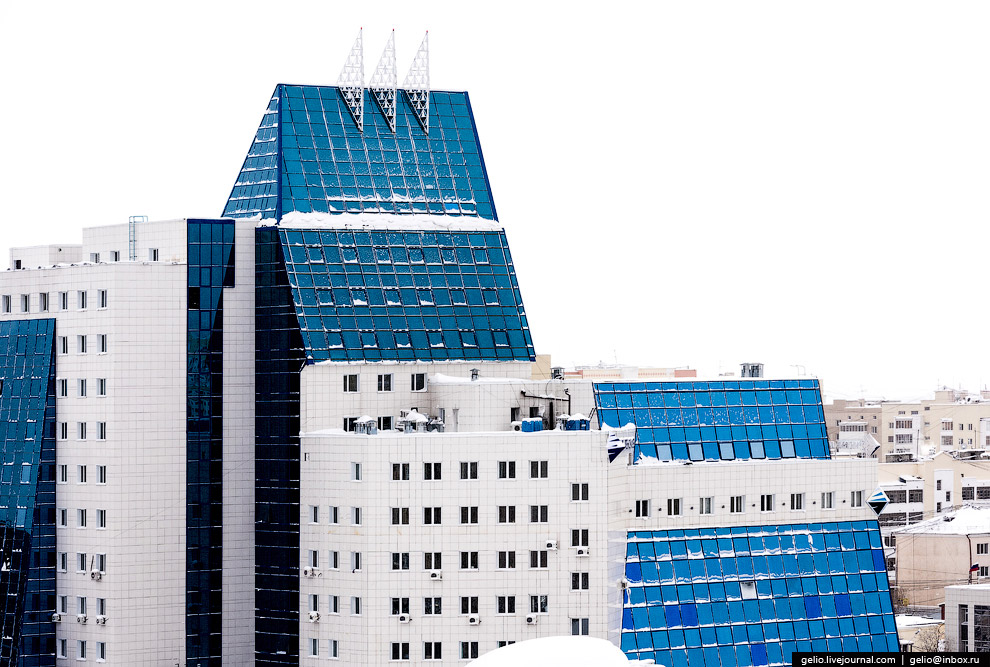 Один из самых «холодных» городов Земли с высоты Один из самых «холодных» городов Земли с высоты