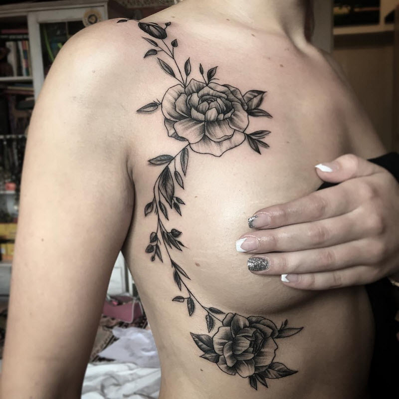 Sideboob tattoo: новая модная тенденция татуировок среди девушек