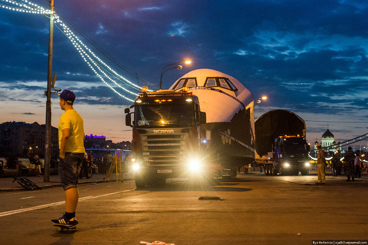Как перевозили Буран на ВДНХ