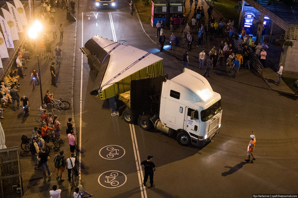 Как перевозили Буран на ВДНХ