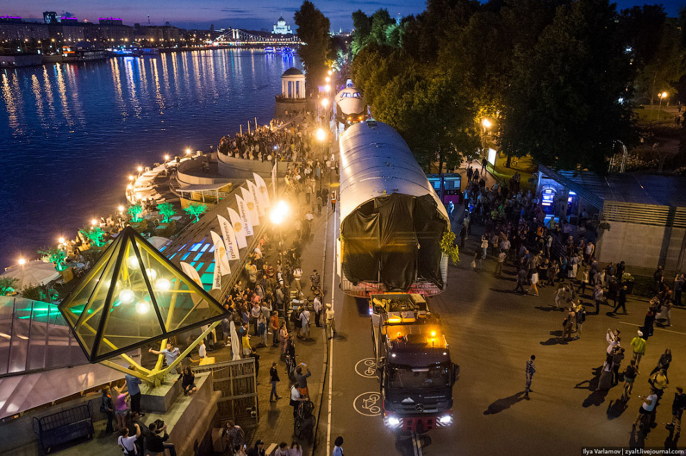 Как перевозили Буран на ВДНХ