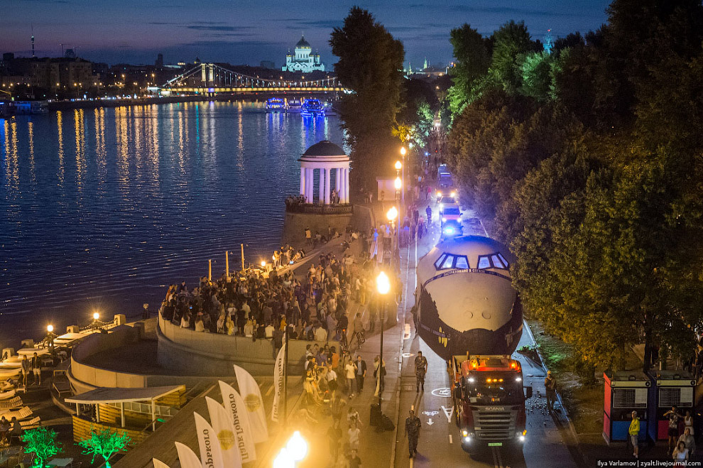 Как перевозили Буран на ВДНХ