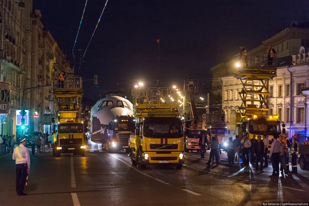 Как перевозили Буран на ВДНХ