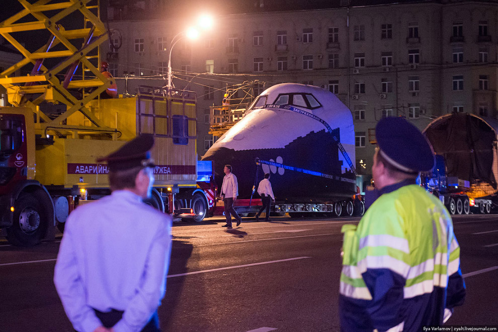 Как перевозили Буран на ВДНХ