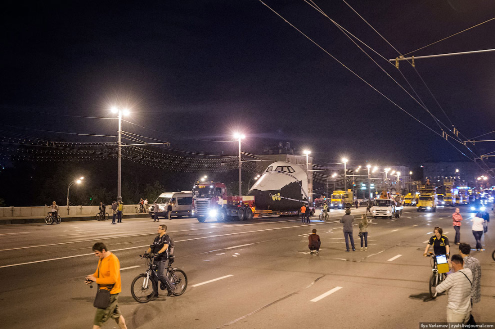 Как перевозили Буран на ВДНХ