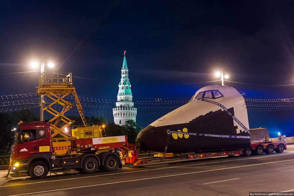 Как перевозили Буран на ВДНХ