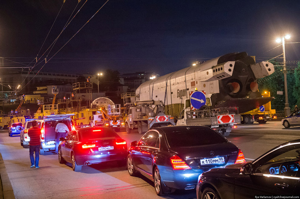 Как перевозили Буран на ВДНХ