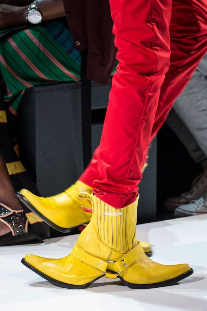 Новое уродство от модельера - двуликие ковбойские сапоги