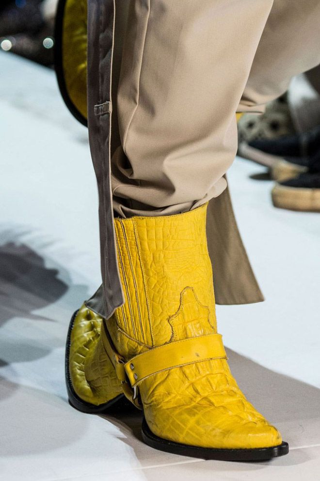 Новое уродство от модельера - двуликие ковбойские сапоги