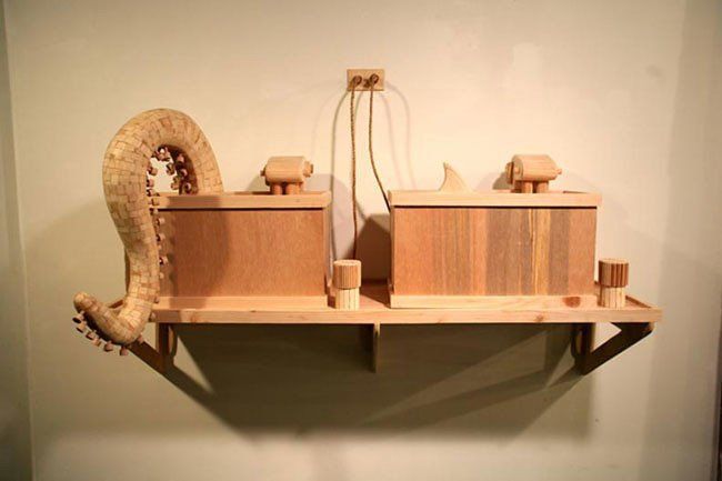 Деревянная техника в реальном размере от Майкла Ри