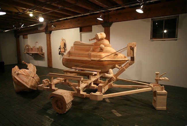Деревянная техника в реальном размере от Майкла Ри