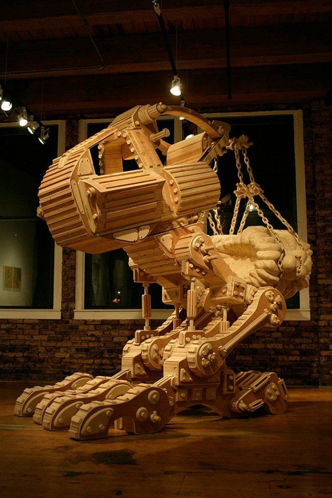 Деревянная техника в реальном размере от Майкла Ри