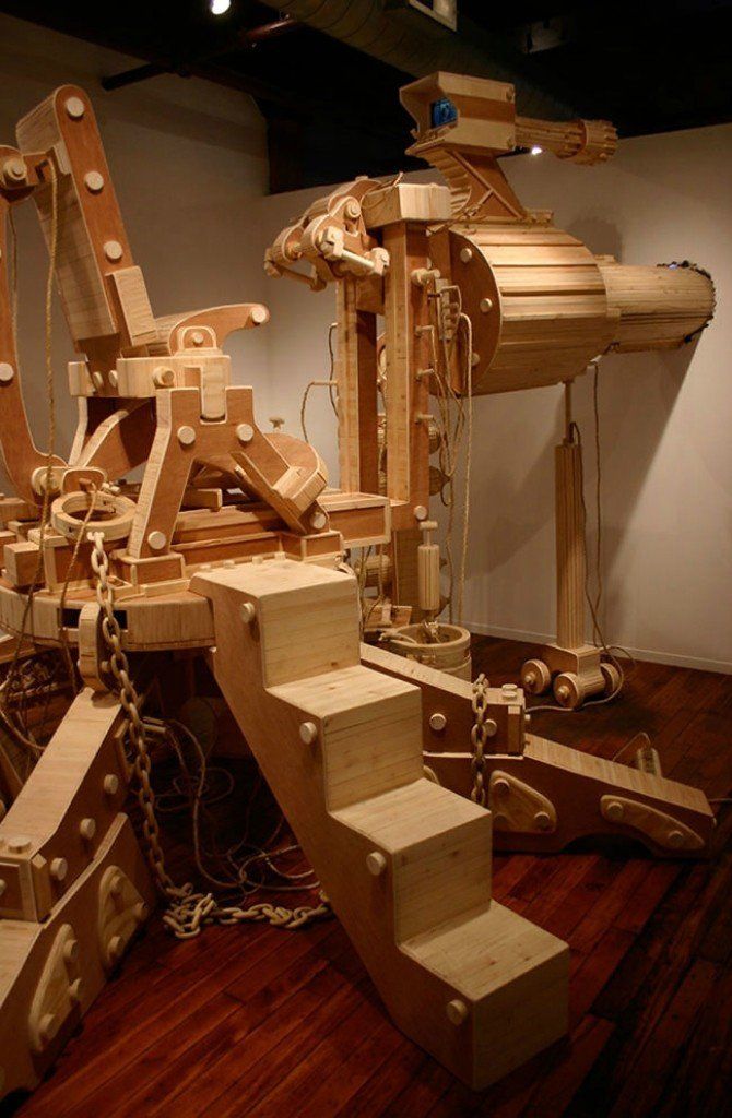 Деревянная техника в реальном размере от Майкла Ри