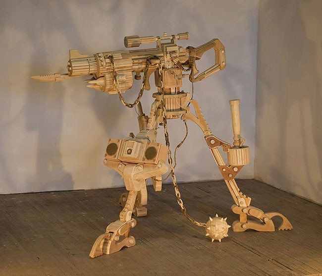 Деревянная техника в реальном размере от Майкла Ри