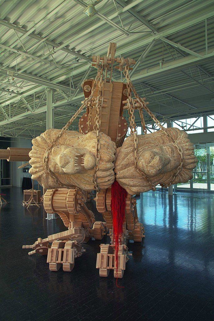 Деревянная техника в реальном размере от Майкла Ри