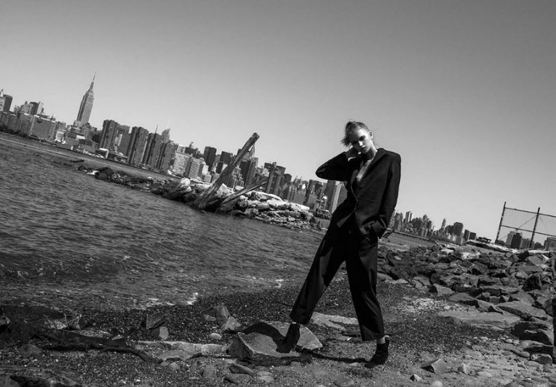 Чёрно-белый фэшн фотографа Юрия Трескова