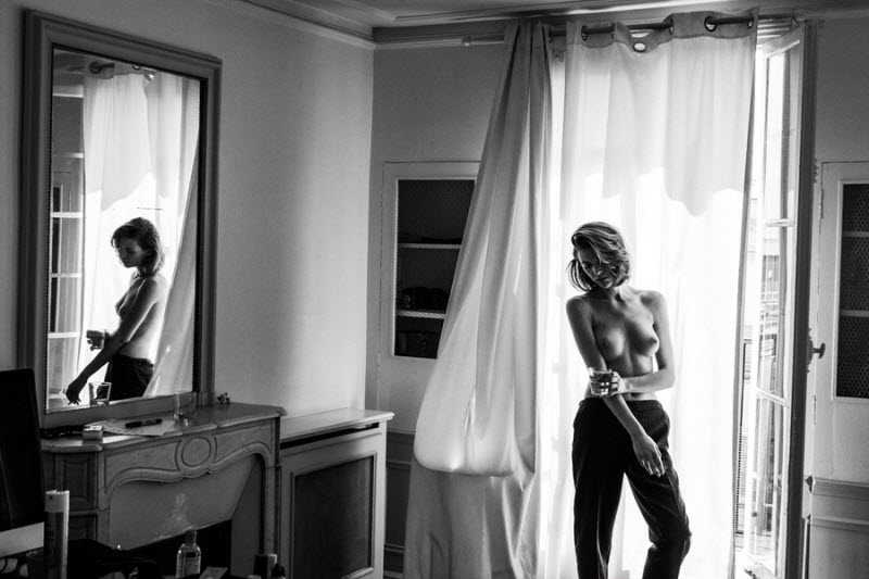 Чёрно-белый фэшн фотографа Юрия Трескова