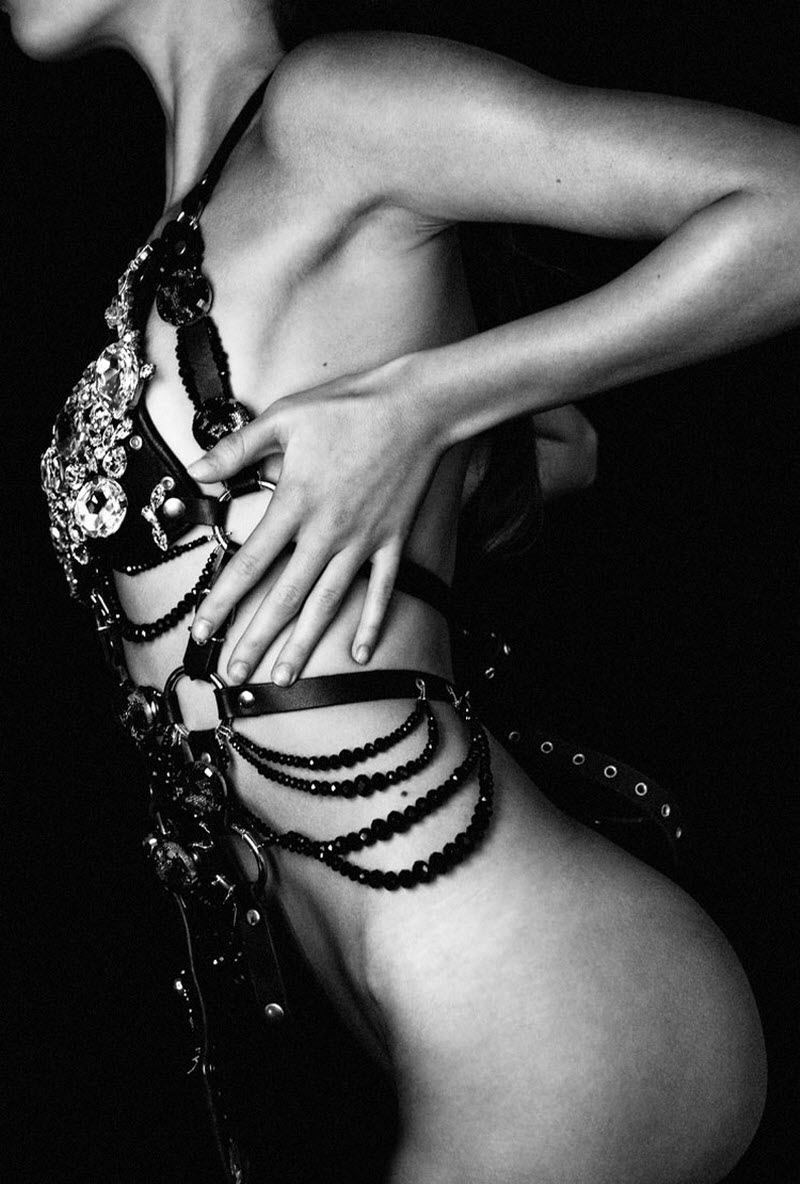 Чёрно-белый фэшн фотографа Юрия Трескова