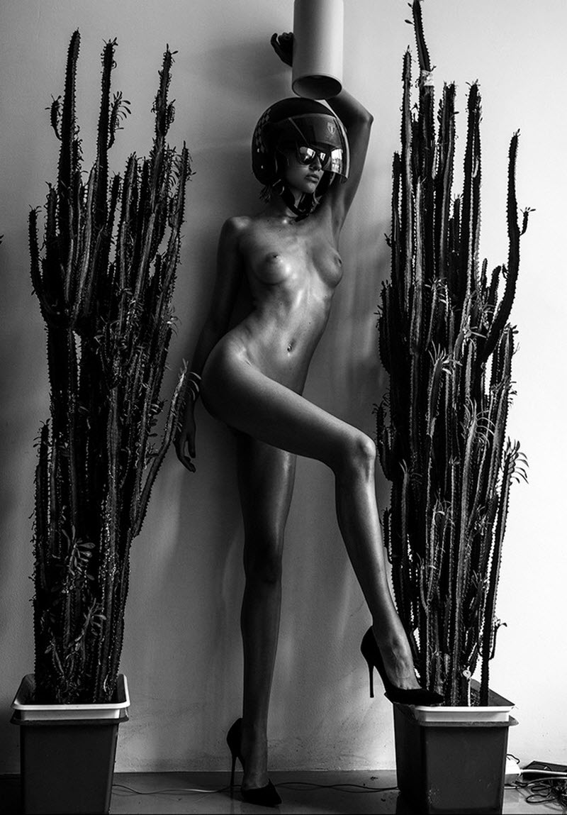 Чёрно-белый фэшн фотографа Юрия Трескова