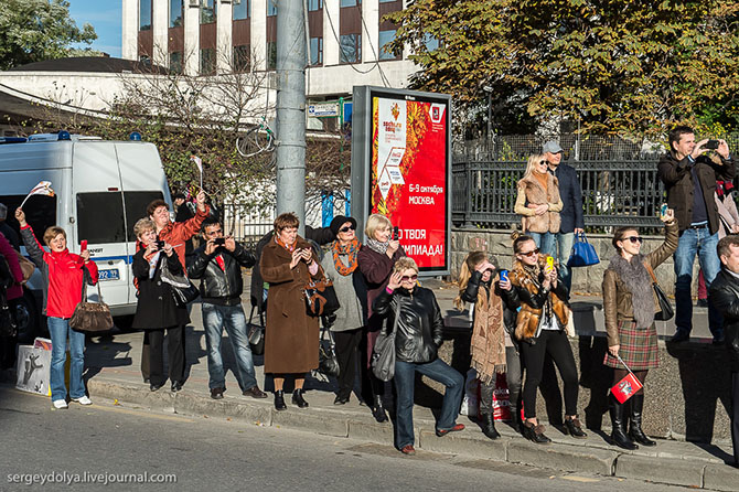 Путь Олимпийского огня из Греции в Москву Путь Олимпийского огня из Греции в Москву