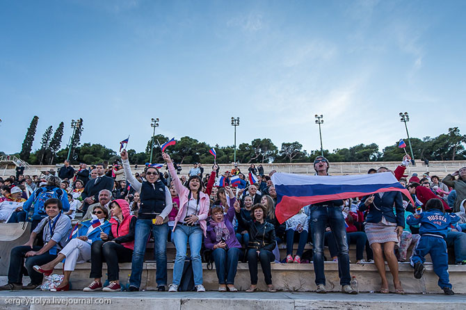 Путь Олимпийского огня из Греции в Москву Путь Олимпийского огня из Греции в Москву