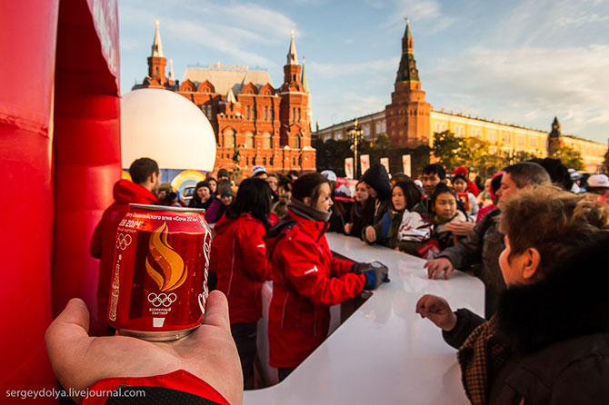 Путь Олимпийского огня из Греции в Москву Путь Олимпийского огня из Греции в Москву