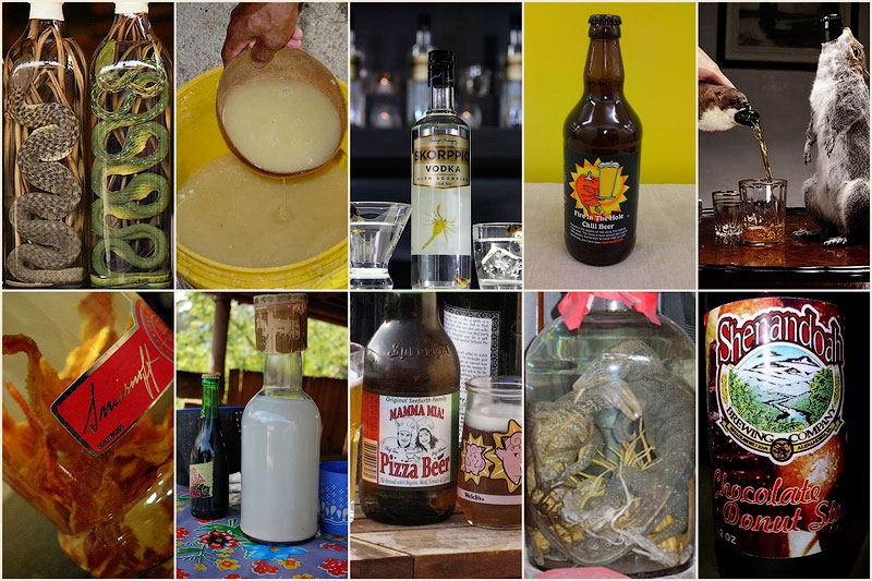 10 самых необычных алкогольных напитков в мире