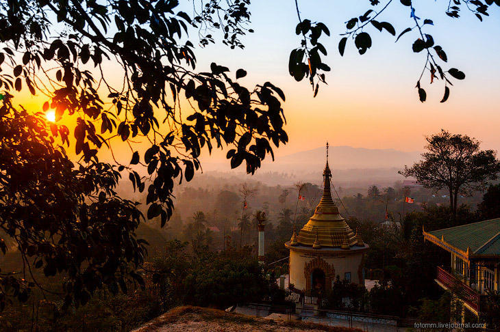 Прогулка по монастырям в Бирме