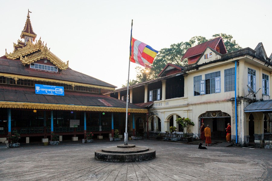 Прогулка по монастырям в Бирме