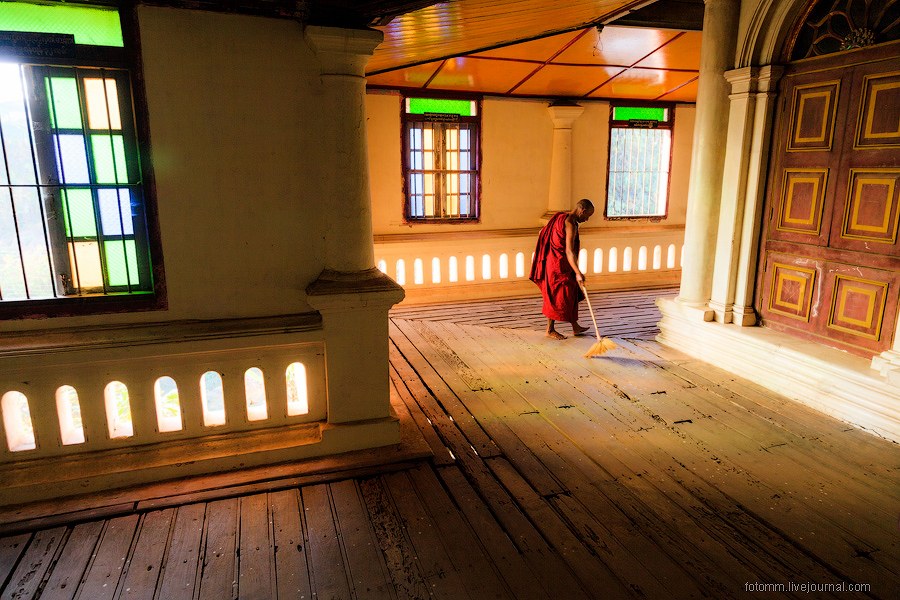 Прогулка по монастырям в Бирме