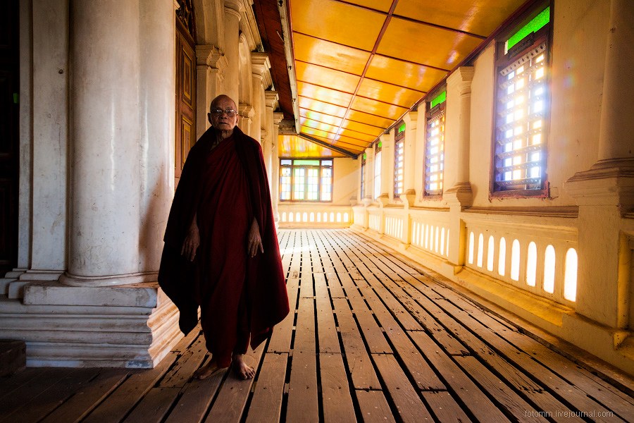 Прогулка по монастырям в Бирме