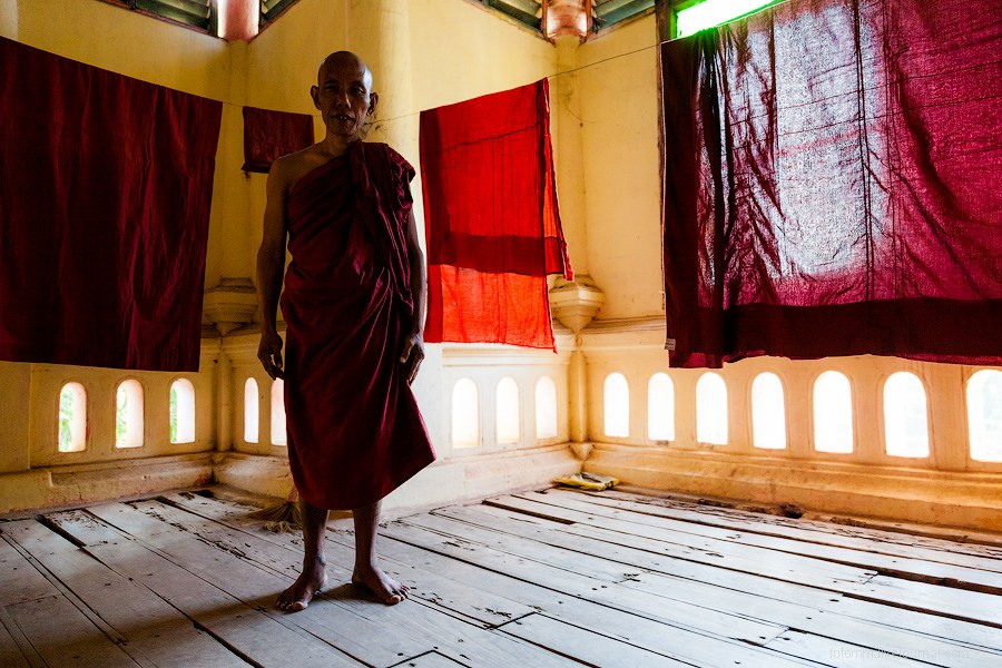 Прогулка по монастырям в Бирме