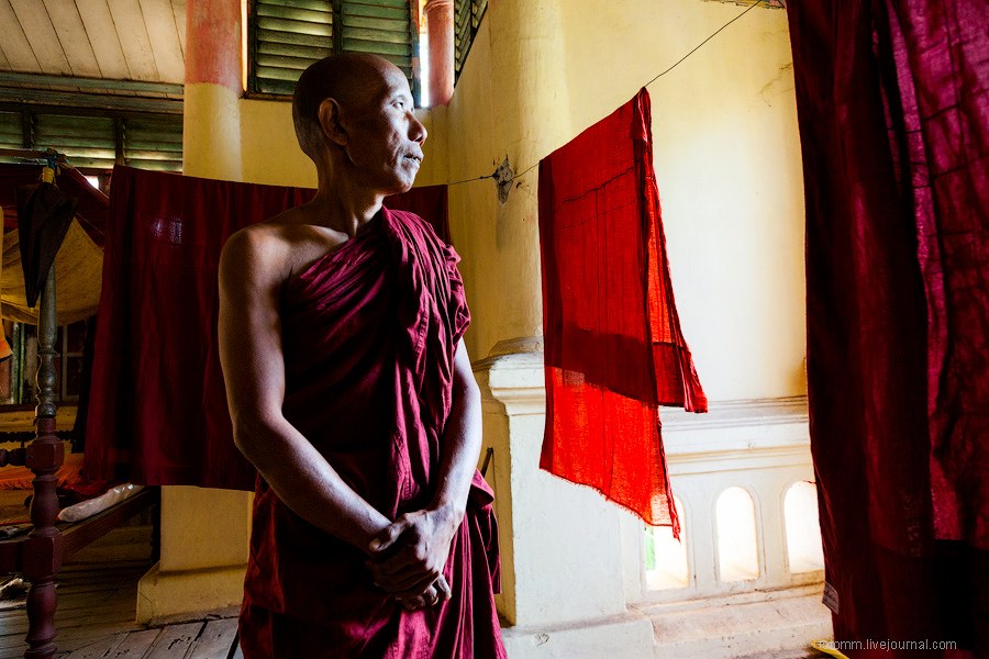 Прогулка по монастырям в Бирме