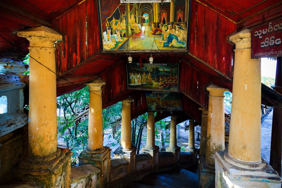 Прогулка по монастырям в Бирме