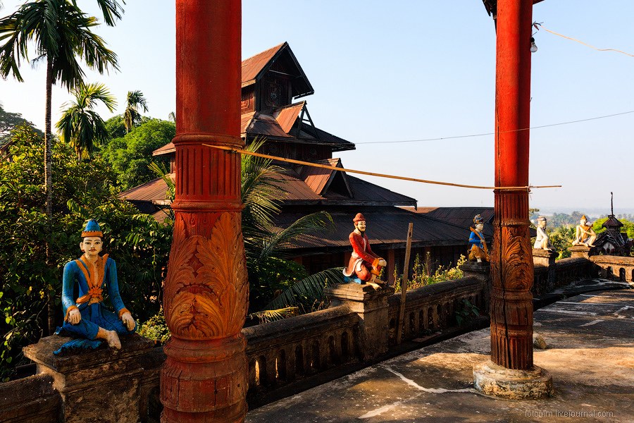 Прогулка по монастырям в Бирме