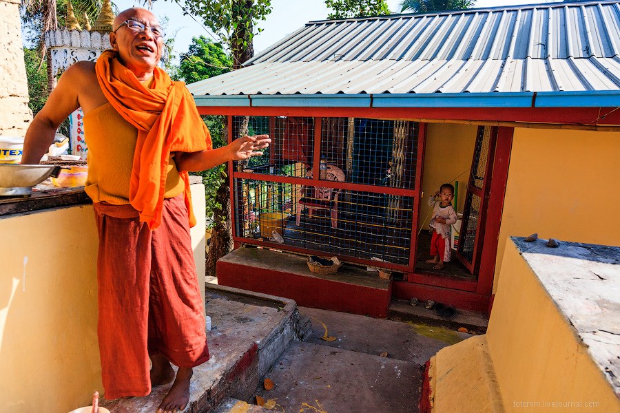 Прогулка по монастырям в Бирме