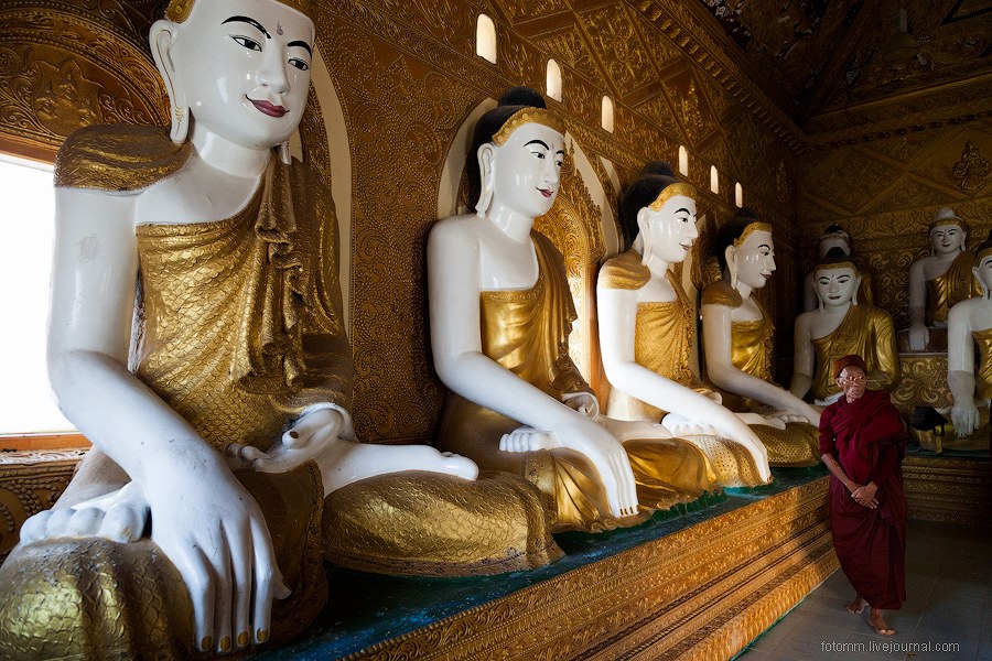 Прогулка по монастырям в Бирме