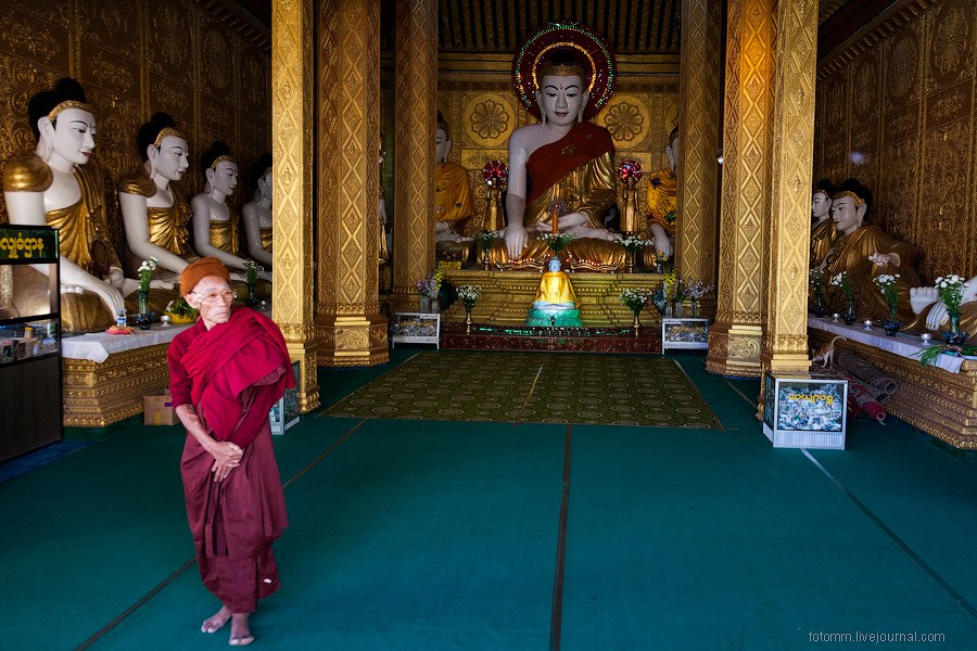 Прогулка по монастырям в Бирме