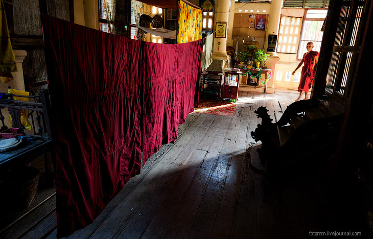 Прогулка по монастырям в Бирме