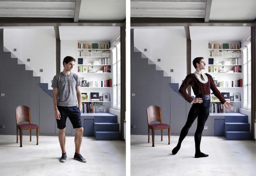 Люди в повседневной одежде и в рабочей униформе