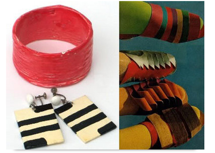 История бумажной моды: картонные шляпки и платья из золотой фольги