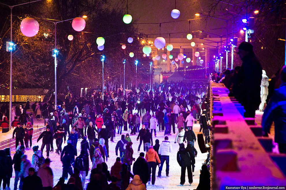 Самые впечатляющие катки в мире Самые впечатляющие катки в мире