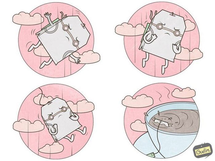 Смешные комиксы