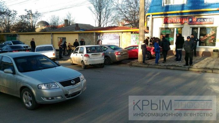 ДТП с участием Lamborghini Huracan в Симферополе