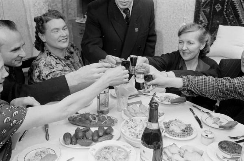 В гостях у советской семьи