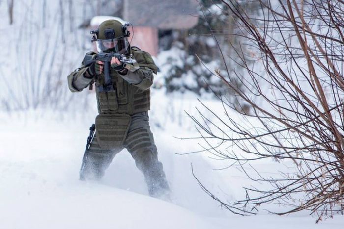 Знакомство с возрожденным нженерно-саперным штурмовым батальоном