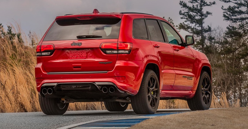 На днях Jeep представил самый мощный внедорожник Grand Cherokee Trackhawk На днях Jeep представил самый мощный внедорожник Grand Cherokee Trackhawk