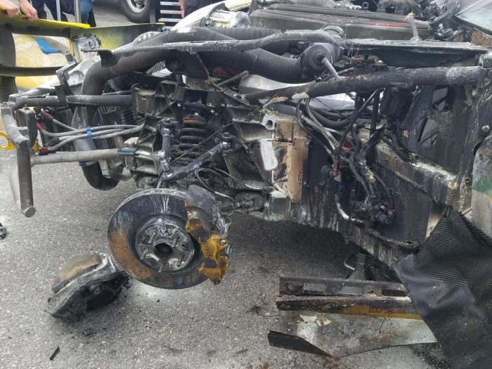 Неудачный дебют Ferrari 599 GTB Fiorano в гонке Formula Drift