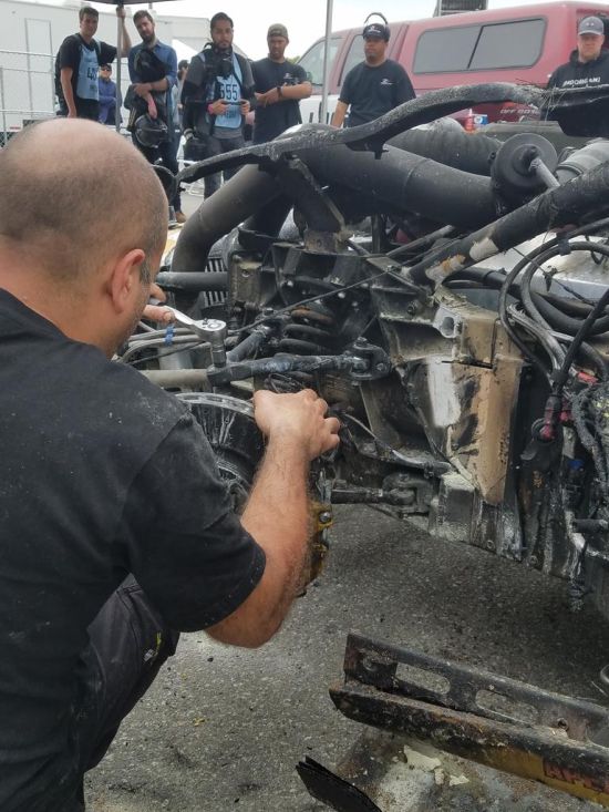 Неудачный дебют Ferrari 599 GTB Fiorano в гонке Formula Drift