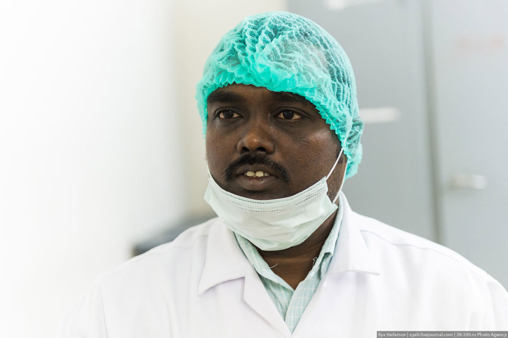 Как производят черную икру